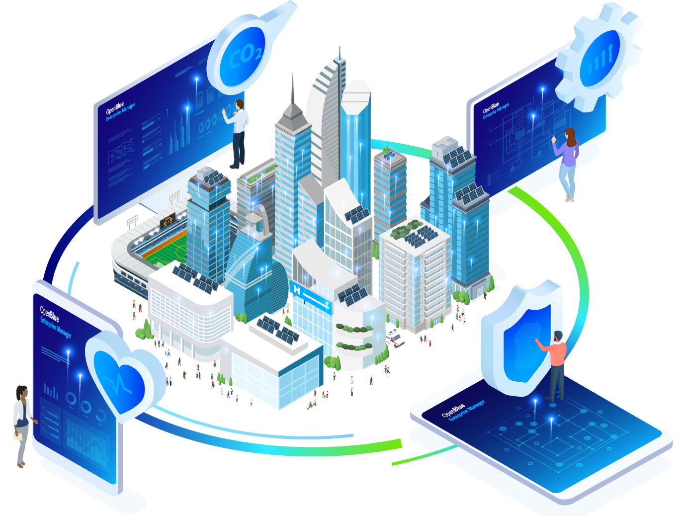 OpenBlue Enterprise Manager Infographic